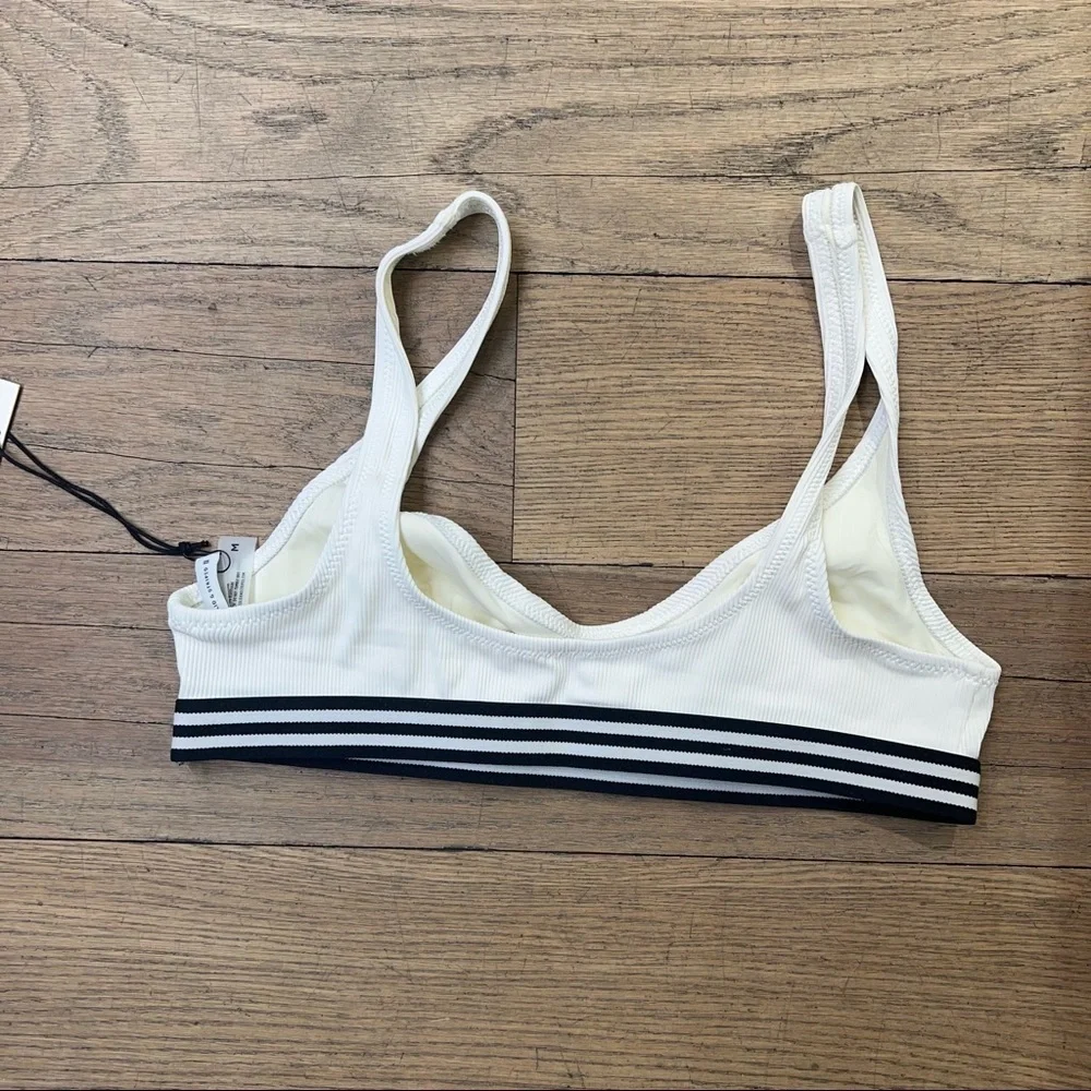 NWT Solid & Striped Katie Bikini Top